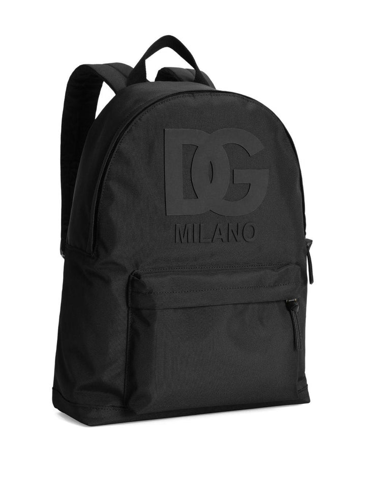 Zaino nero per bambino EM0074AM224 80999 Dolce & Gabbana Kids 