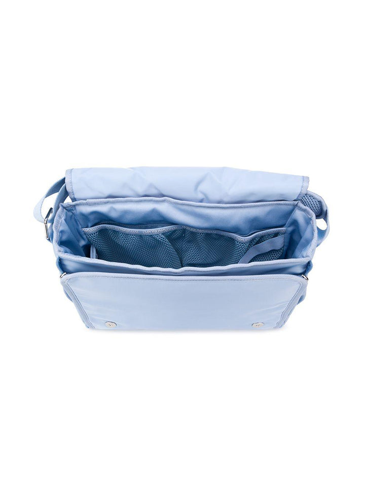 Borsa mamma celeste con logo 402145CC904 00332 Emporio Armani Kids 