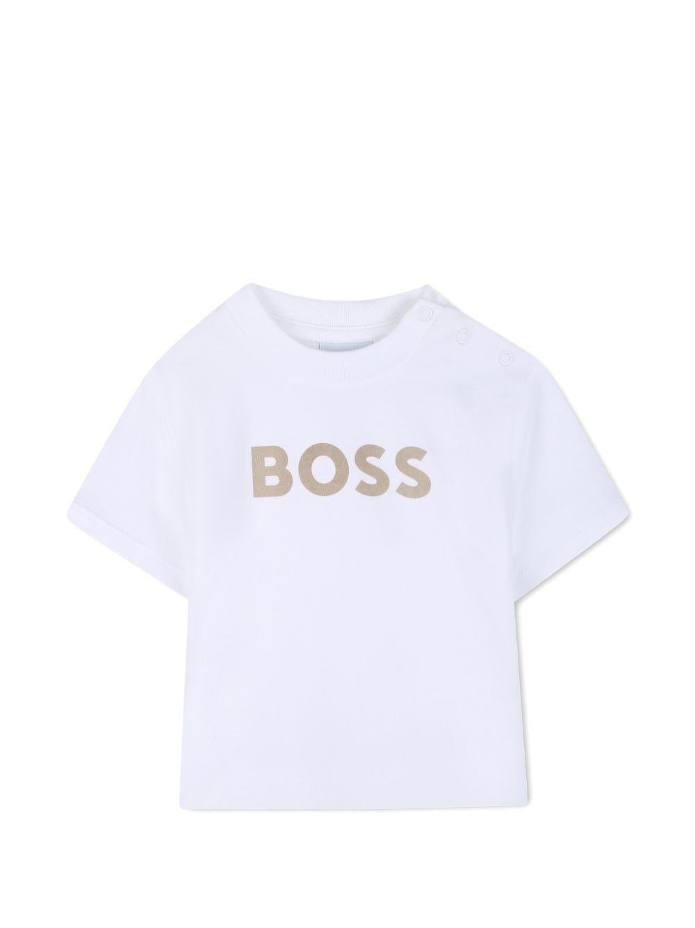 Completo bianco/beige per neonato J53048 249 Boss Kids 