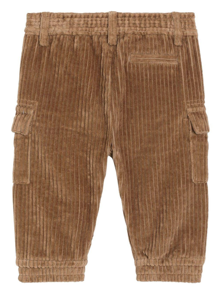 Pantalone marrone chiaro per neonato L15P08FUWDU M0868 Dolce & Gabbana Kids 