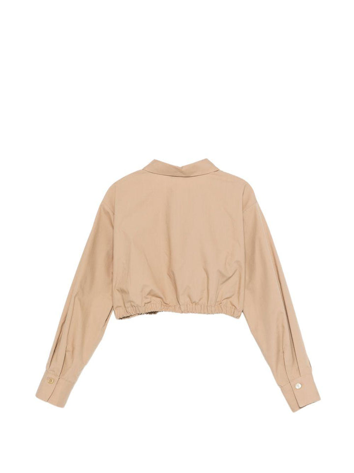 Camicia beige per bambina KFCA0330CA029 6023 Pinko Kids 