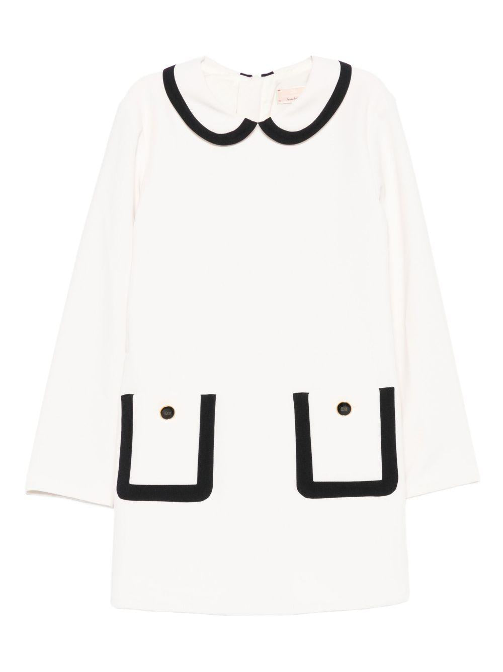 Abito bianco per bambina EGAB2150GA085K D759 Elisabetta Franchi Kids 
