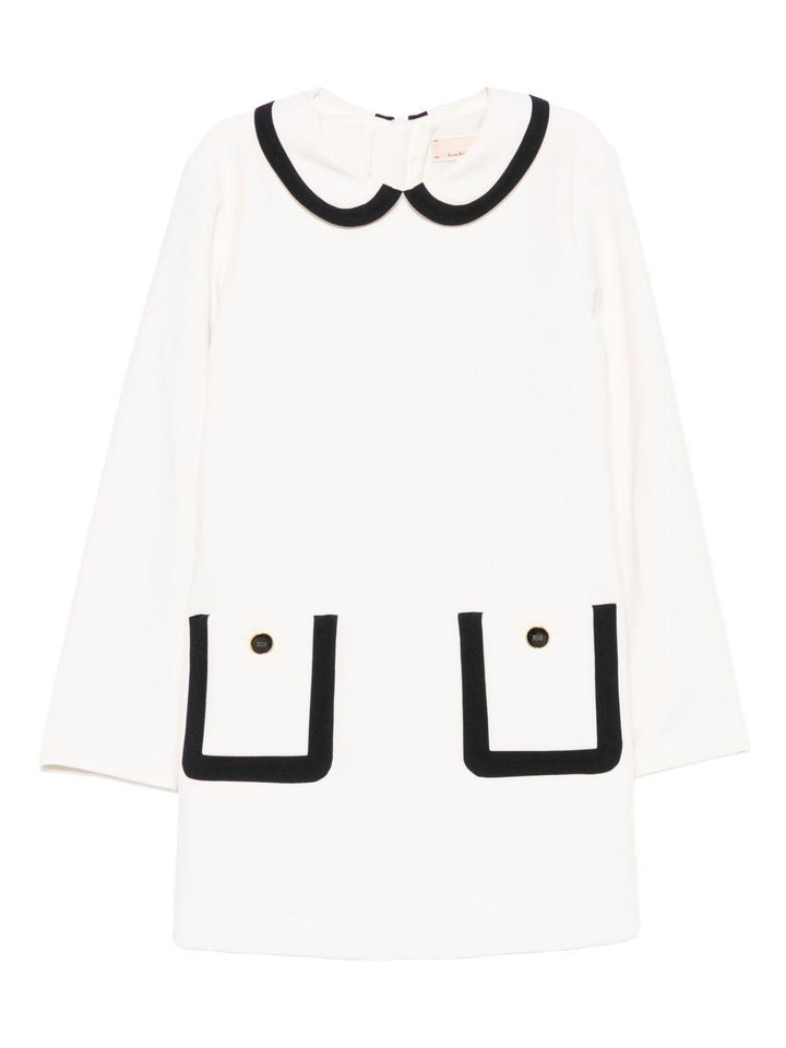 Abito bianco per bambina EGAB2150GA085K D759 Elisabetta Franchi Kids 