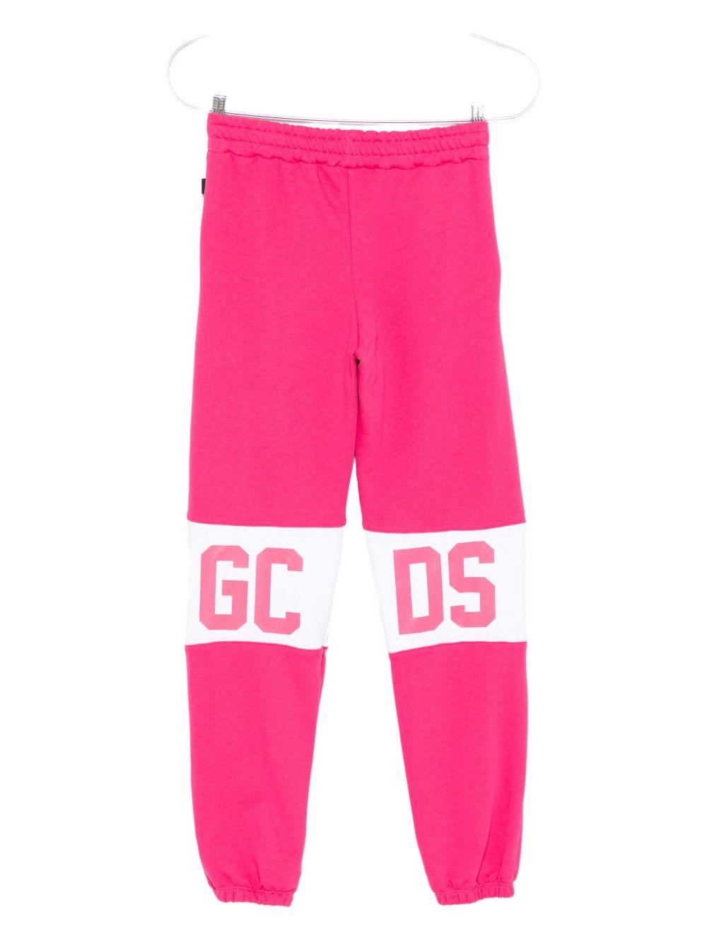 Pantalone rosa fucsia per bambina B2JU3017BA2 59 Gcds Kids 