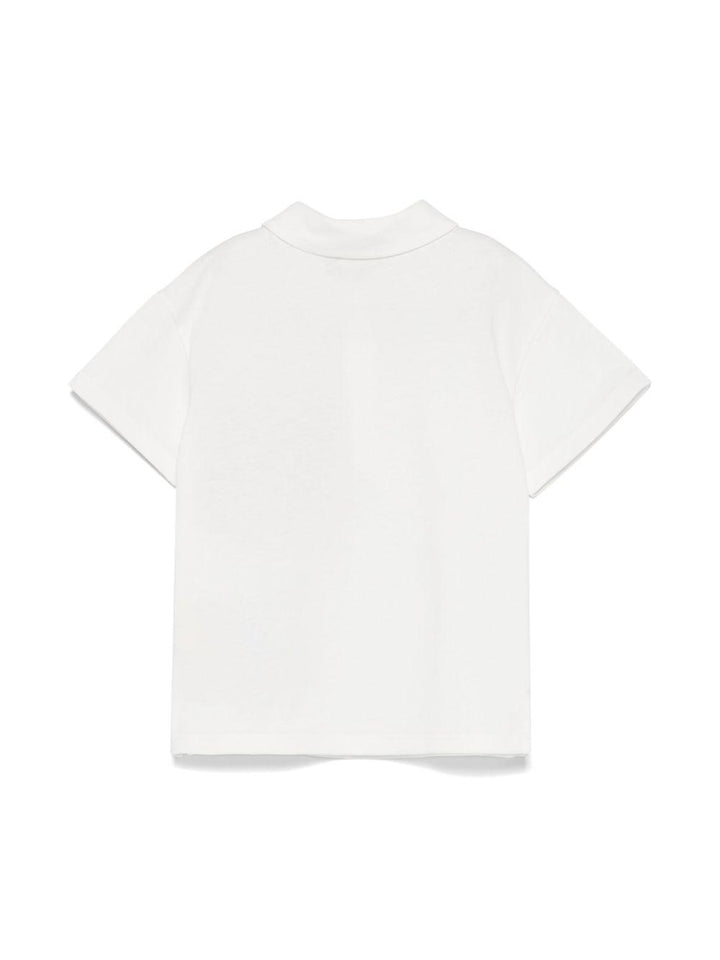 Polo bianca per neonato BMI2597AJ F0TU9 Fendi Kids 
