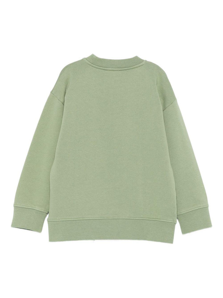 Felpa verde per bambino TX4R90Z0453 727 Stella McCartney Kids 