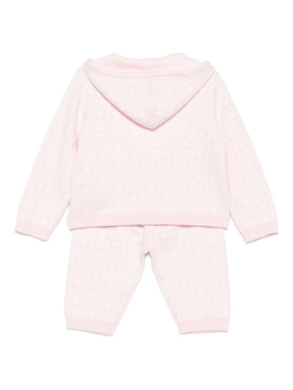 Completo sportivo rosa per neonata HF5081MA07E D6474 Liu Jo 