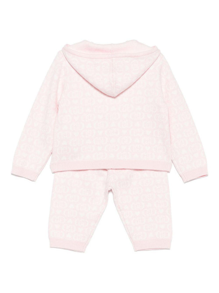 Completo sportivo rosa per neonata HF5081MA07E D6474 Liu Jo 