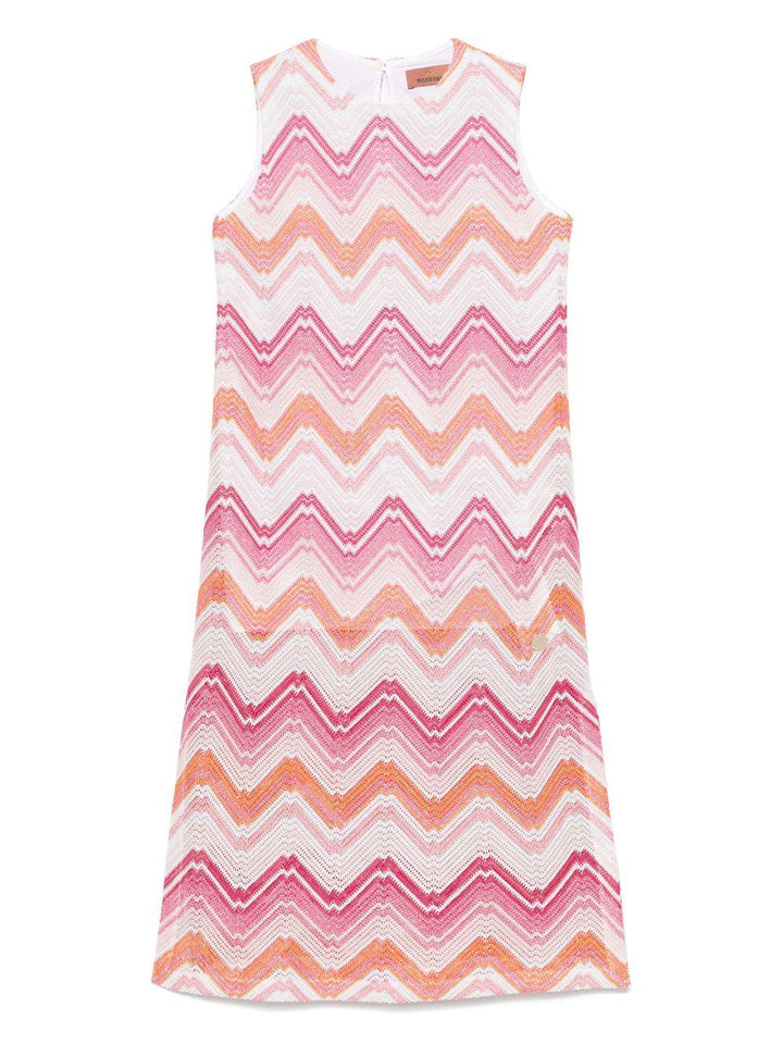 White/pink dress for girls