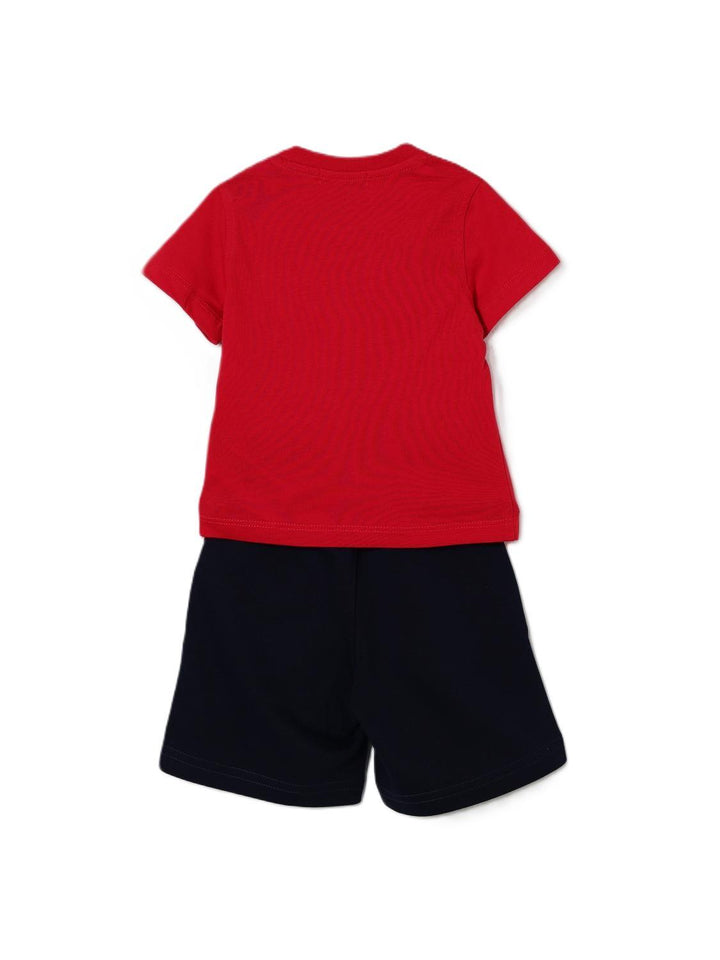 Completo sportivo rosso/blu navy per neonato 398DJMNS25 RE111 Jeckerson Kids 