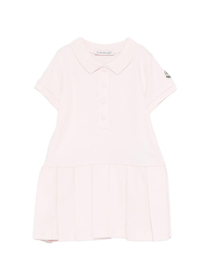 Abito rosa chiaro per neonata 9518I000088496F 505 Moncler Kids 