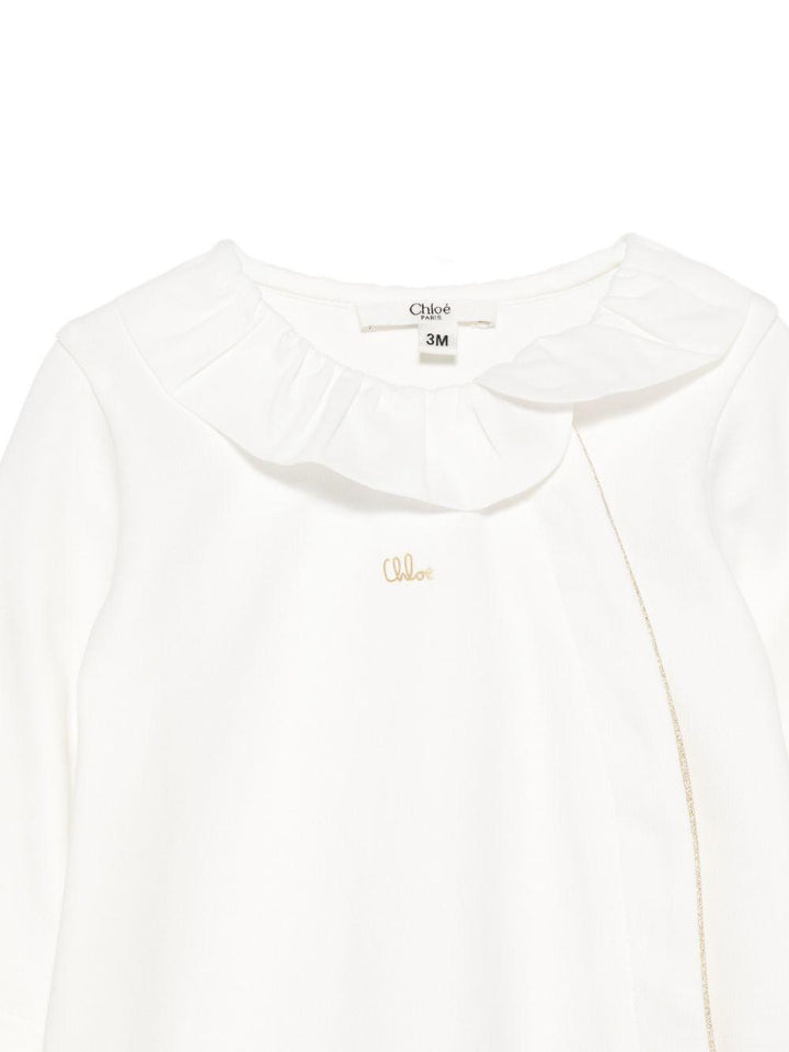 Tutina bianca per neonata C20926 117 Chloe 