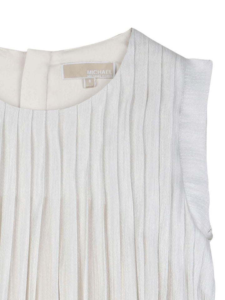 Abito bianco sporco per bambina R30591 Z99 Michael Kors Kids 