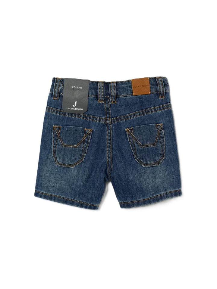 Bermuda di jeans blu per neonato JN5467PS26 RE068 Jeckerson Kids 
