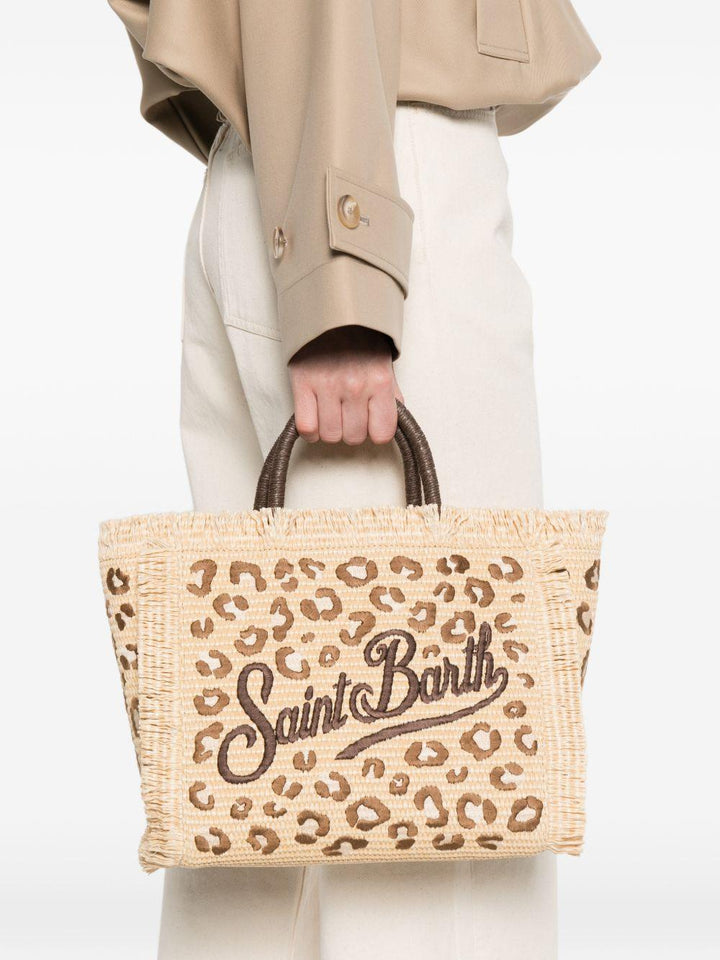 Borsa leopardata beige per bambina COL0017 00349L MC2 Saint Barth Kids 