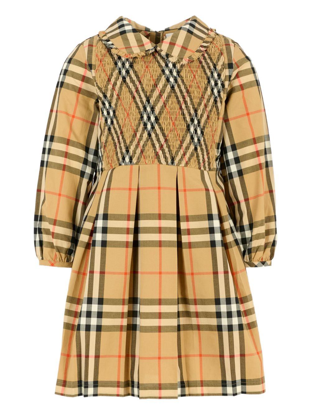Abito beige per bambina 8108991 B9368 Burberry Kids 