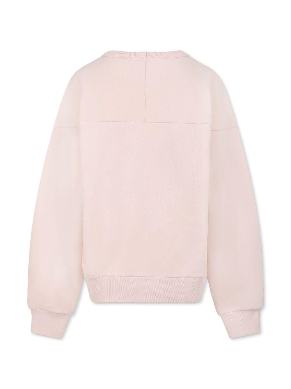 Pink sweatshirt for girls