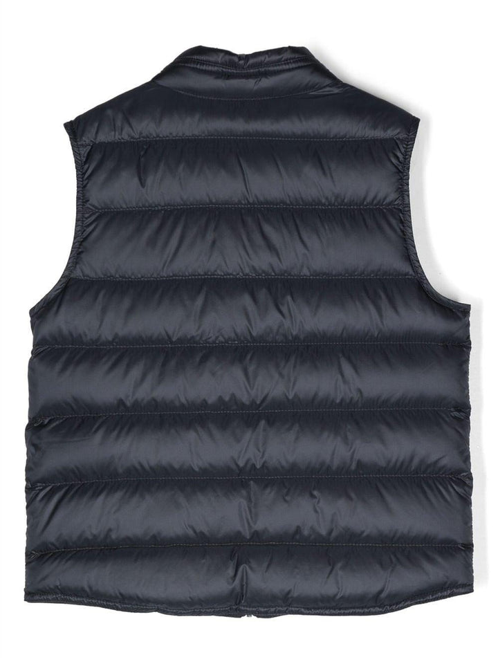 Gilet Vest gui blu notte per bambino 9541A0010053334 742 Moncler Kids 