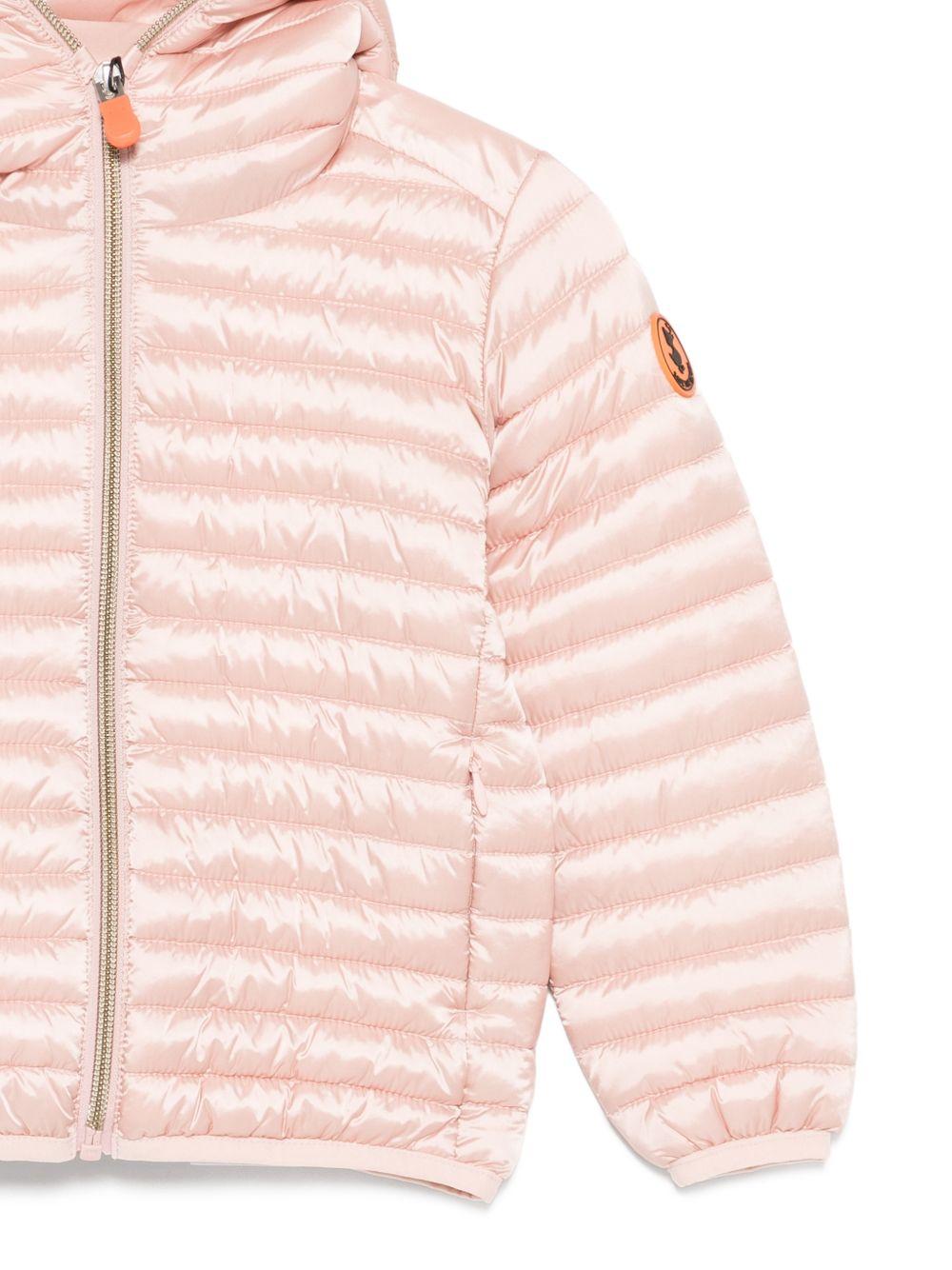 Giubbotto rosa chiaro per bambina J32310GIRIS22 80043 Save The Duck Kids 