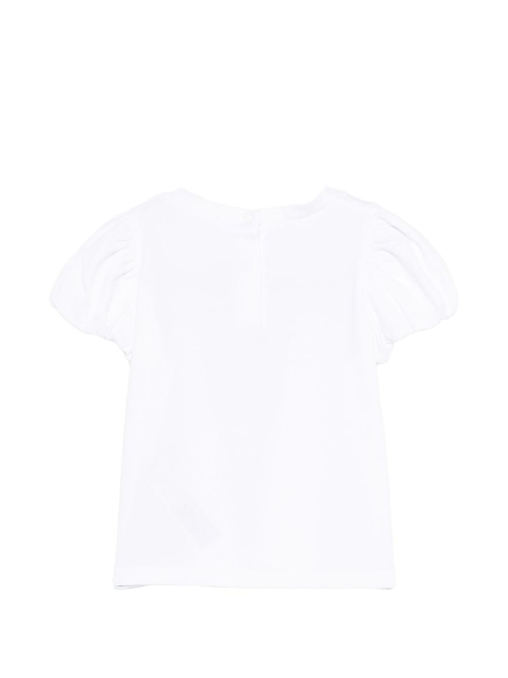 T-shirt bianca per bambina HA6026JS003 V9828 Liu Jo 