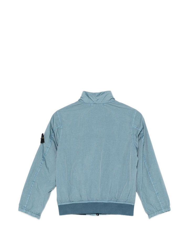 Giubbotto blu polvere per bambino 64100002S0A23 V004A Stone Island Kids 