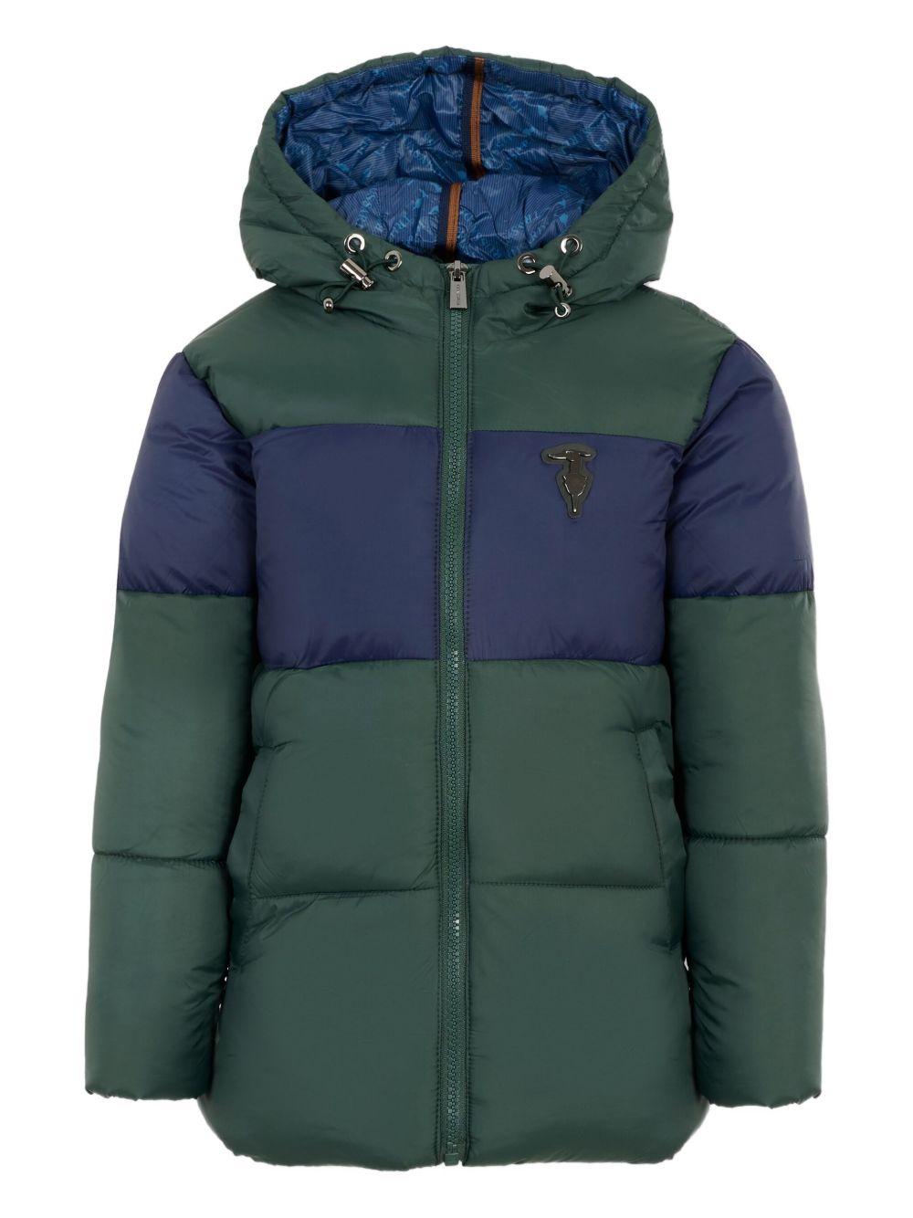 Giubbotto blu/verde per bambino TBA25051PI PIN Trussardi Kids 