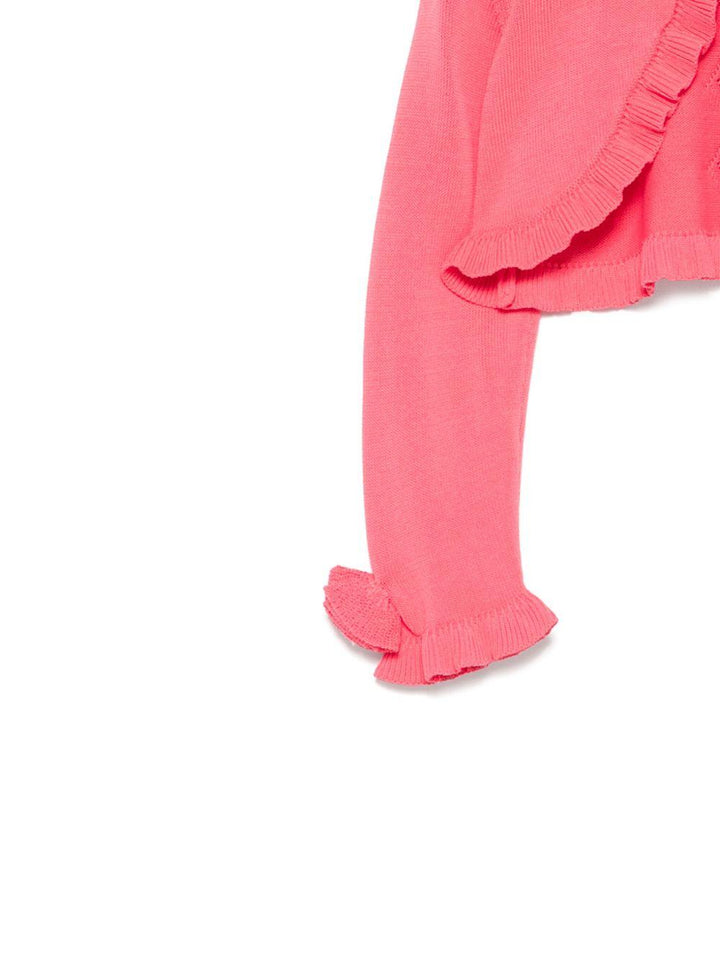 Cardigan rosa cipria per neonata