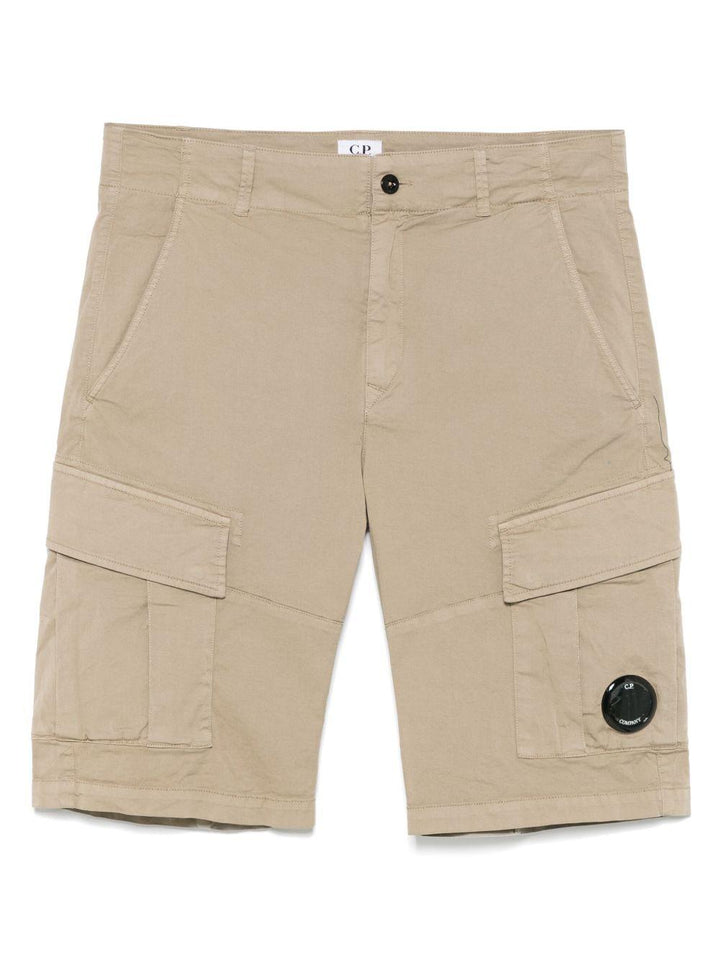 Almond beige bermuda shorts for kids