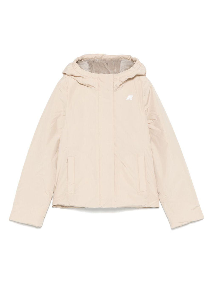 Giubbotto rosa/grigio per bambina di K-Way Kids