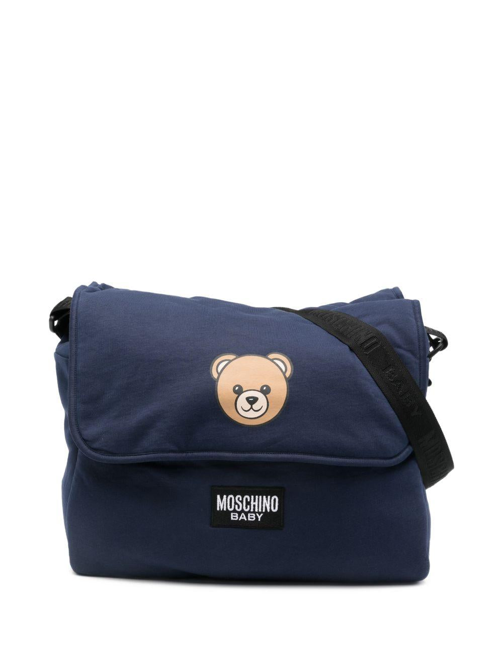 Borsa mamma blu navy MUX05VLCA19 40016 Moschino Kids 