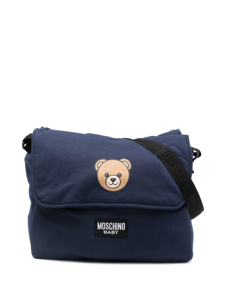 Borsa mamma blu navy MUX05VLCA19 40016 Moschino Kids 