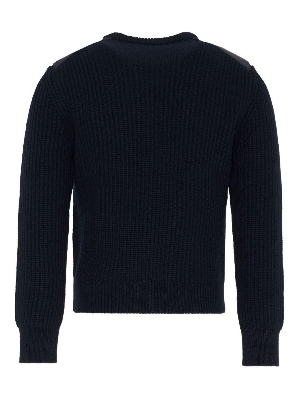 Maglione blu per bambino 9549C00010M1241 742 Moncler Kids 