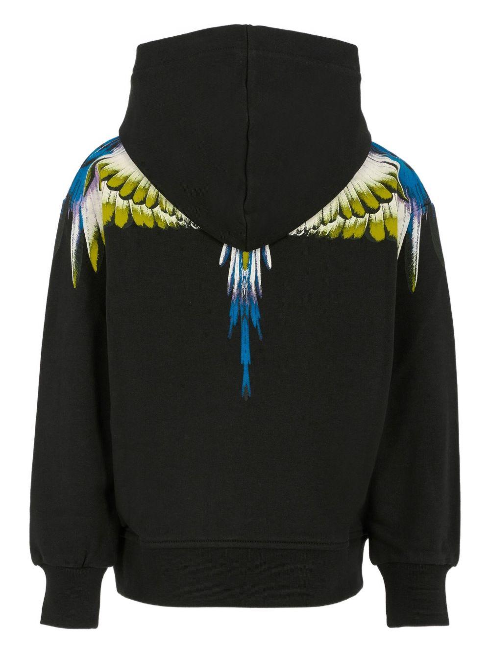 Felpa nera per bambino F5CMJBHS061 110 Marcelo Burlon Kids 