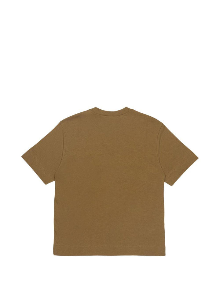T-shirt marrone per bambino M002MVM00RF 0M721 Marni Kids 