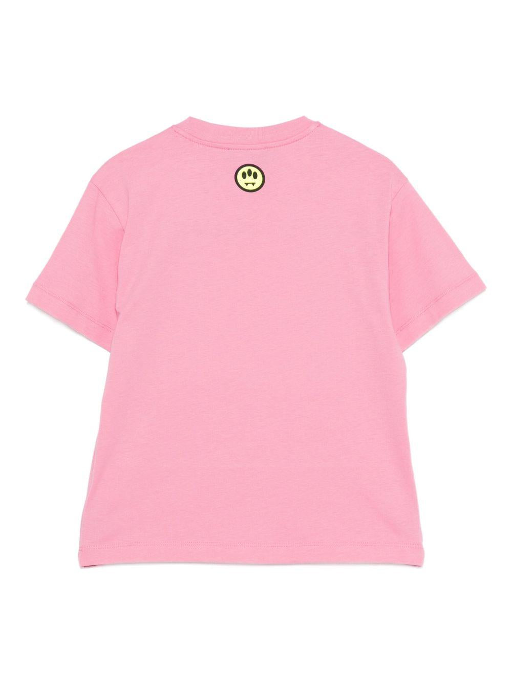 T-shirt rosa per bambino F5BKJUTH244 042 Barrow Kids 