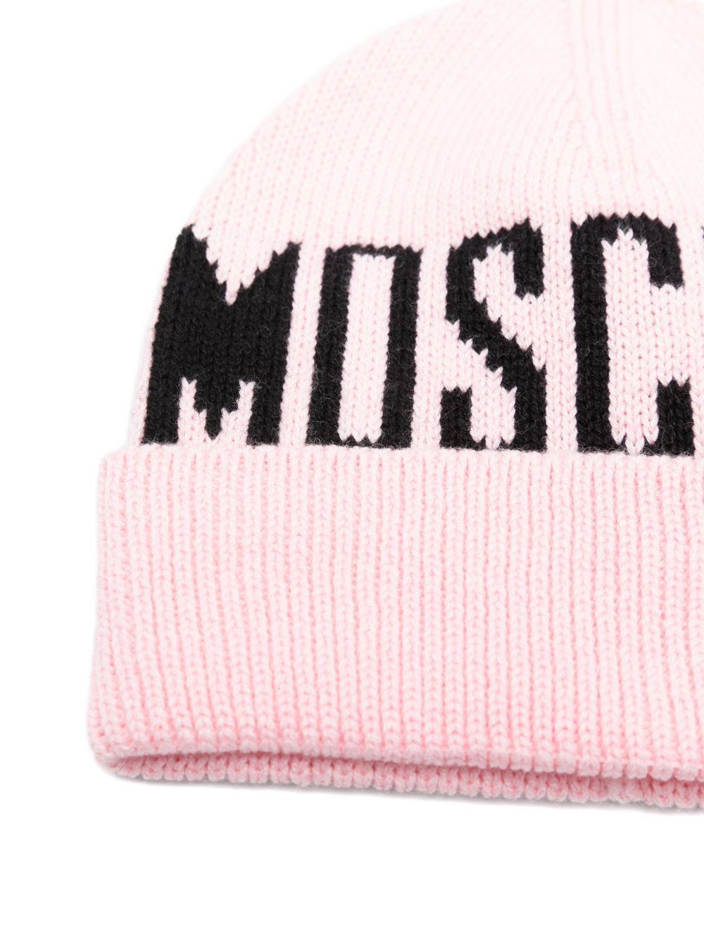 Cappello rosa per bambina HUX02PLHE66 50209 Moschino Kids 