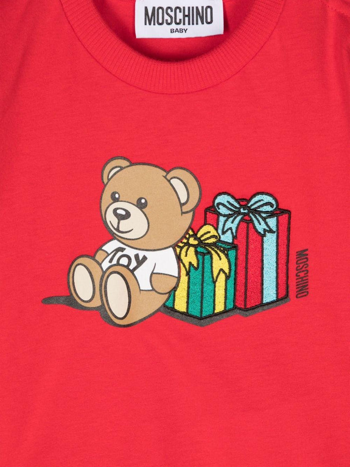 Red baby t-shirt with logo