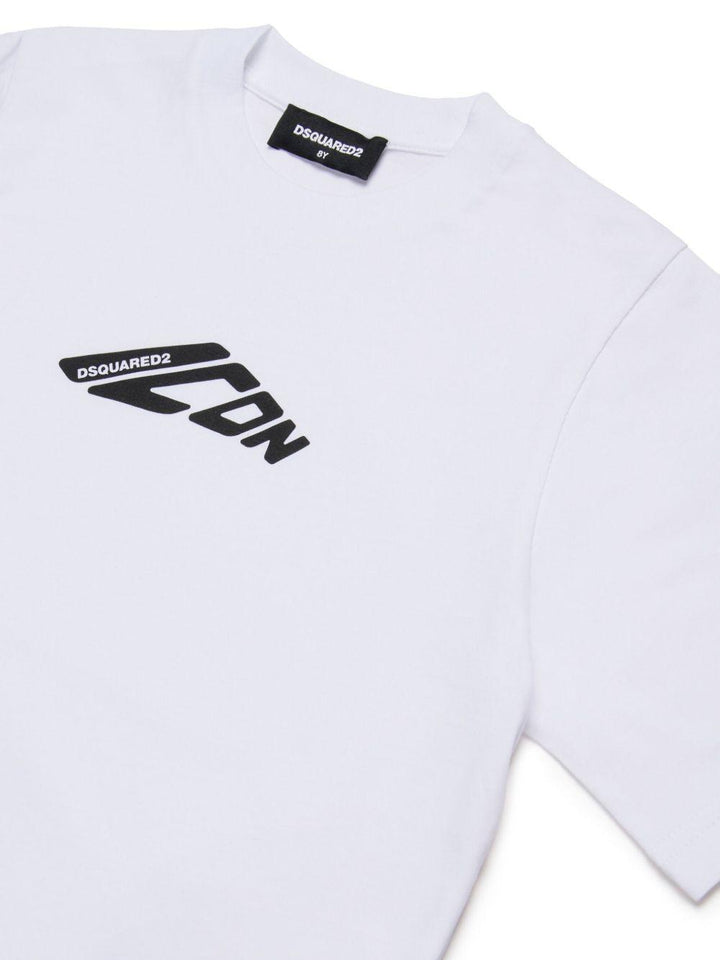 T-shirt bianca Icon per bambino