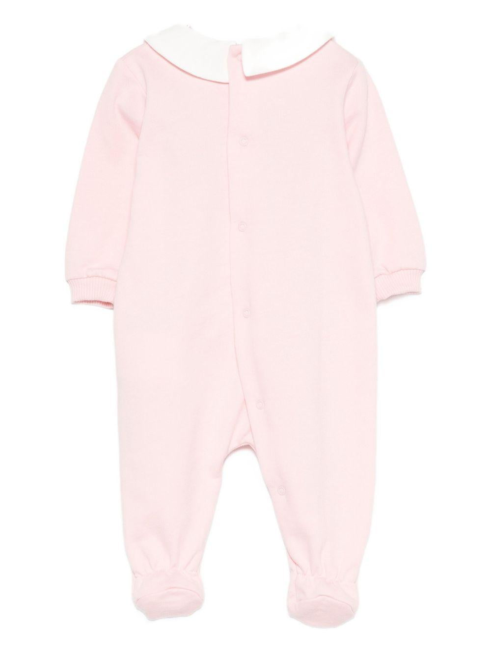 Tutina rosa chiaro per neonata MXY037LCA40 50209 Moschino Kids 