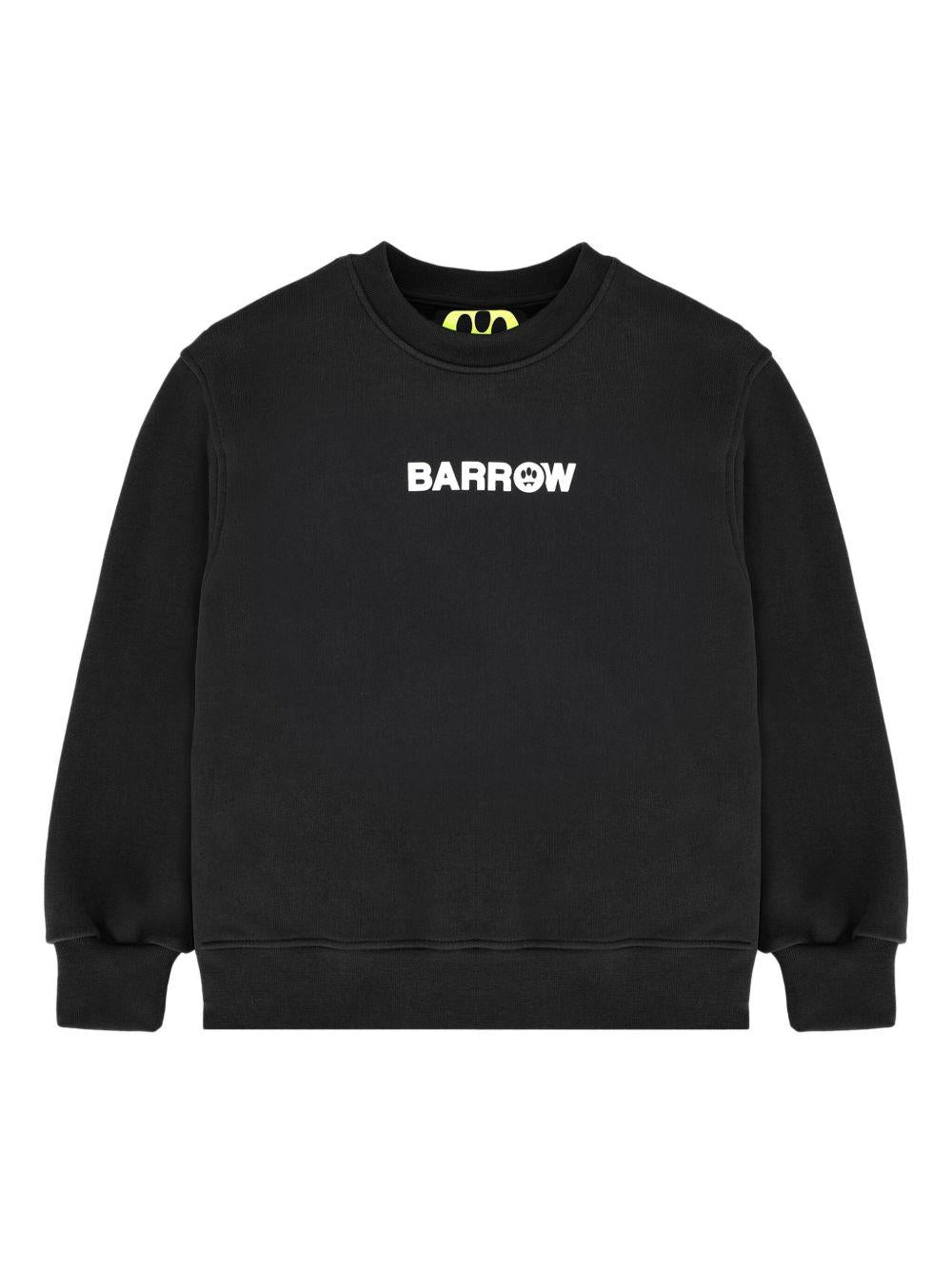 Felpa nera per bambino F5BKJUSW161 110 Barrow Kids 