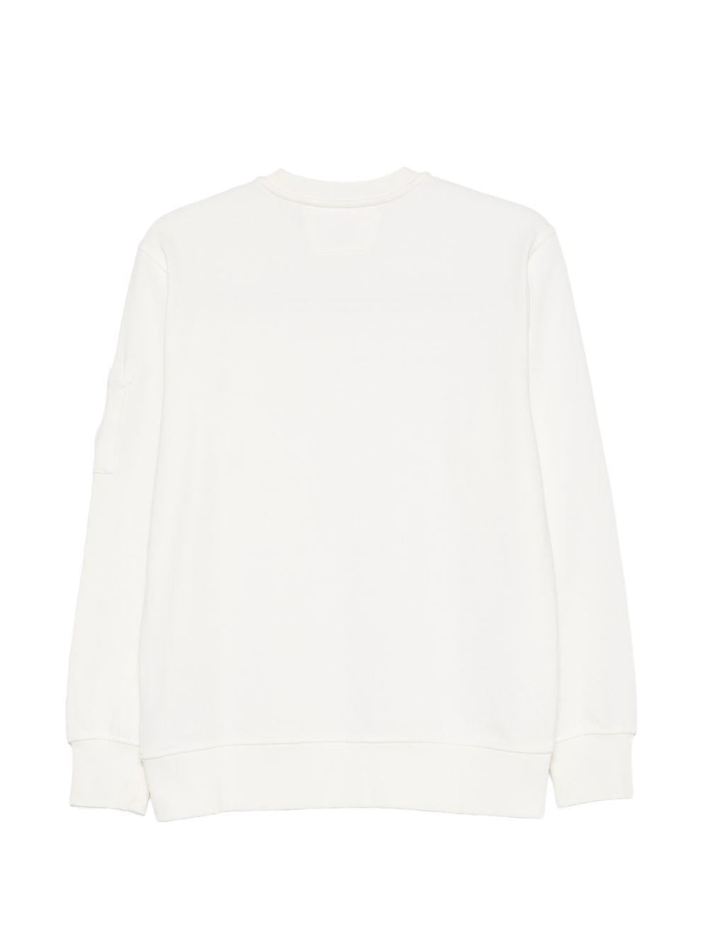 Felpa bianca per bambino CNF00XLCA69 10135 C.P Company Kids 