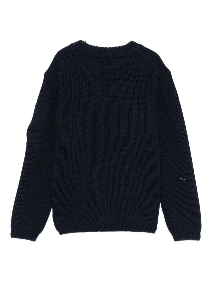 Maglione blu navy per bambino CUW00HLHE76 41150 C.P Company Kids 