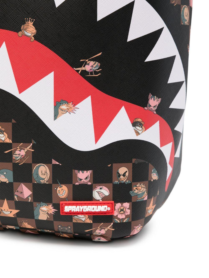 Zaino nero/multicolor per bambino 910B8768 NSZ Sprayground Kid 