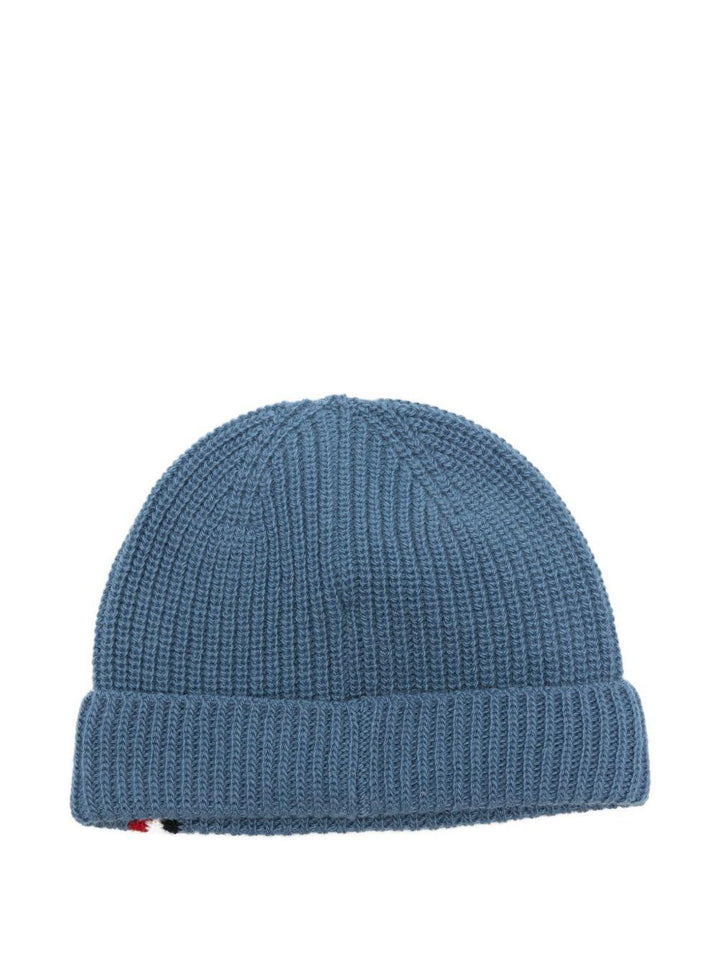 Cappello blu medio per neonato 9513B00007M1241 71G Moncler Kids 