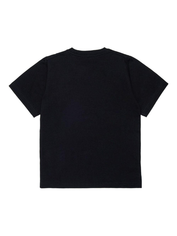 T-shirt nera per bambino