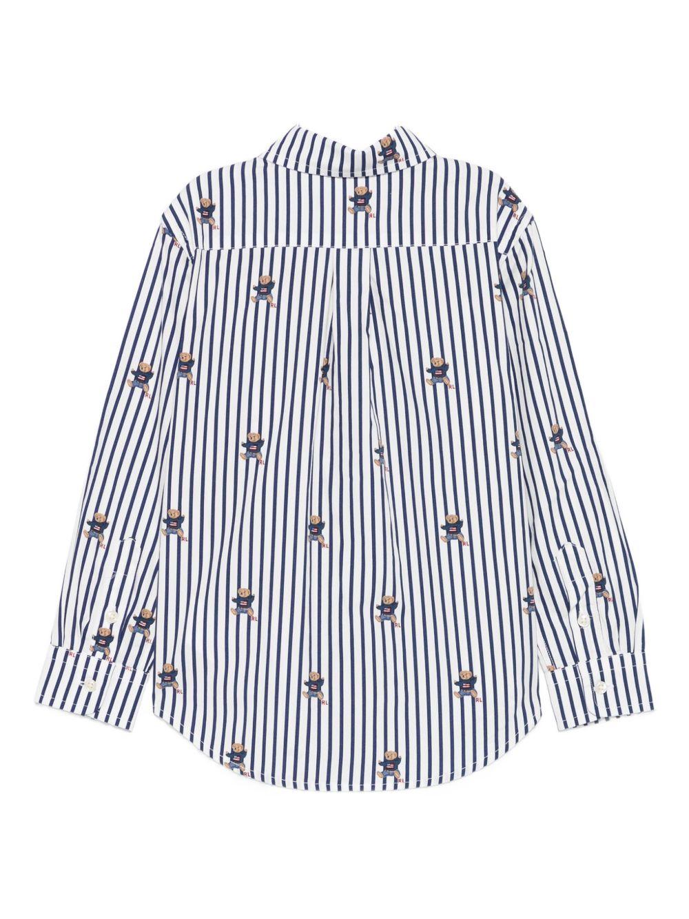 Camicia blu navy/bianca per bambino 322979326 001 Ralph Lauren Kids 