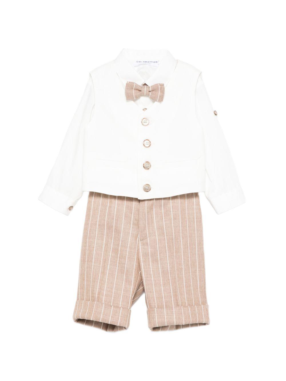 Completo bianco/beige per neonato MN4184444795a 15 Colorichiari Kids 