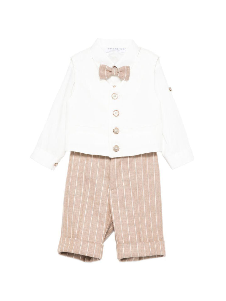 Completo bianco/beige per neonato MN4184444795a 15 Colorichiari Kids 