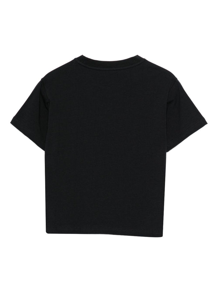 T-shirt nera per bambino EB001318AF21808 UB118 Emporio Armani Kids 