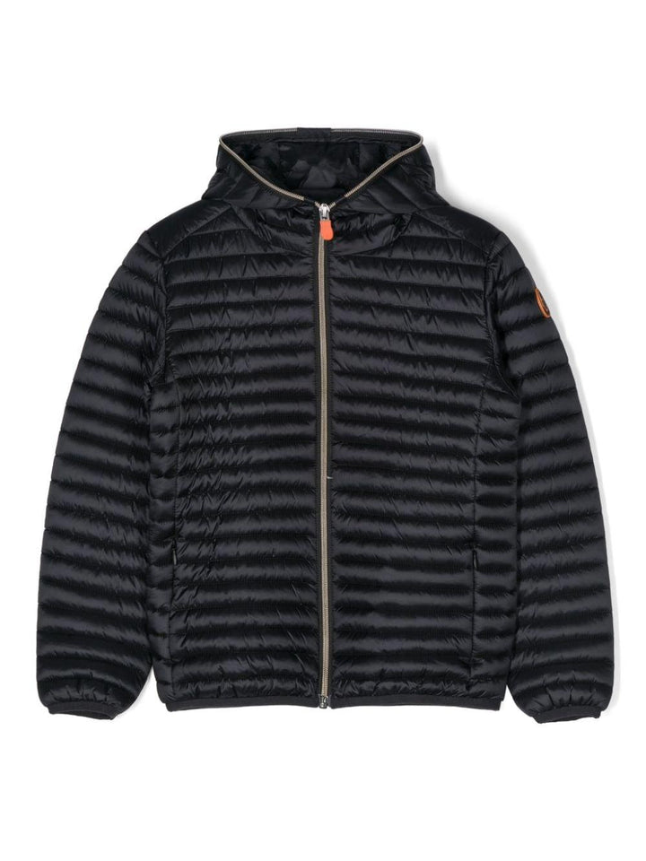 Save the Duck Kids Black Jacket for Girls